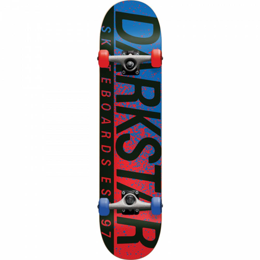 Darkstar Wordmark 8.0 Red/Blue Skateboard - Longboards USA