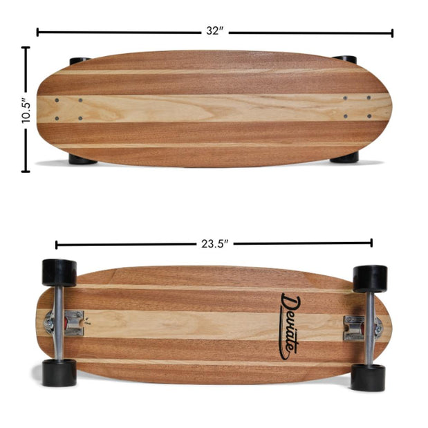 Deviate The Bean – 32″ Cruiser Longboard - Longboards USA