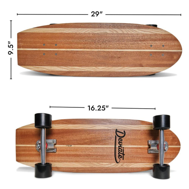 Deviate The Pretender – 29" Cruiser Skateboard - Longboards USA