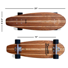 Deviate The Short-Trip - 29" Mini-Cruiser Skateboard - Longboards USA