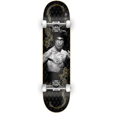 DGK x Bruce Lee Balance Embossed 8.0" Skateboard - Longboards USA