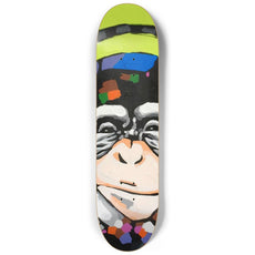 DJ Monkey Skateboard Wall Art - Longboards USA