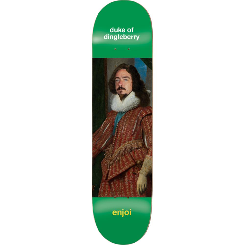 Enjoi Berry Renaissance 8.5" Green Skateboard Deck - Longboards USA