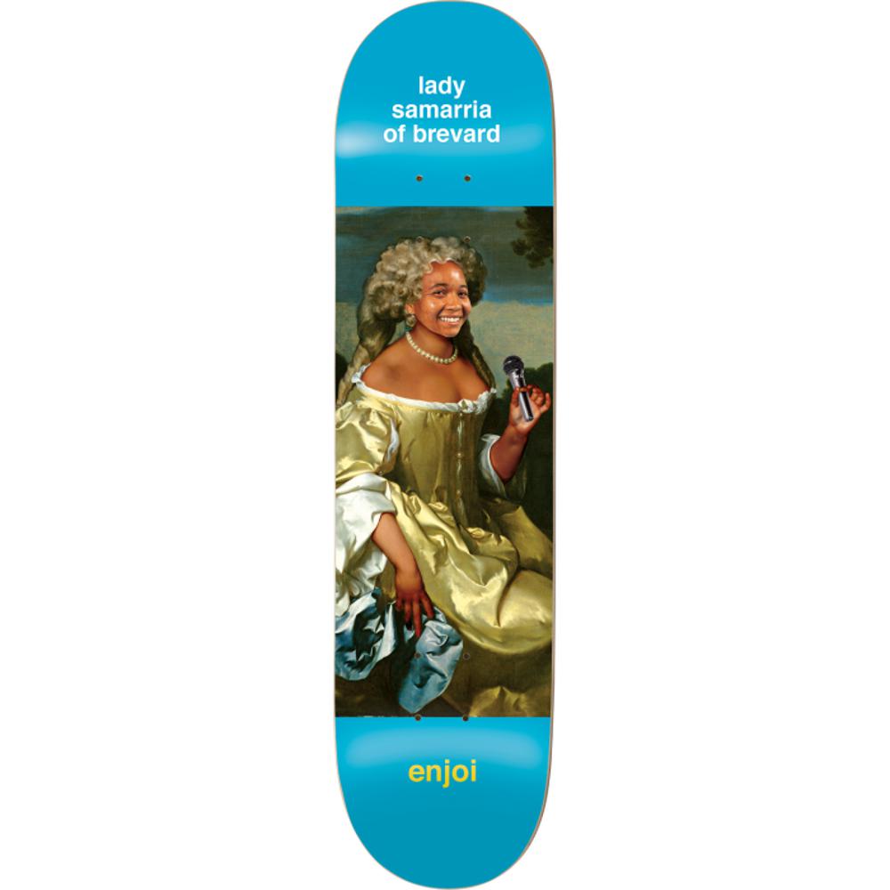 Enjoi Brevard Renaissance 8.37" Light Blue Skateboard Deck - Longboards USA