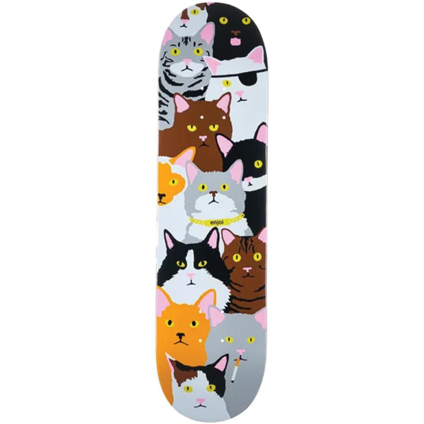 Enjoi Cat Collage R7 8.25" Skateboard Deck - Longboards USA