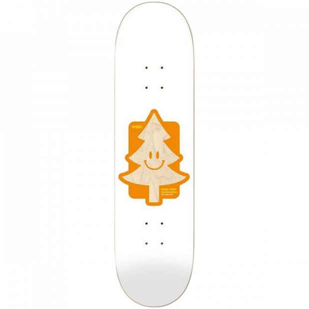 Enjoi Happy Tree 8.25 White Supersap Skateboard Deck - Longboards USA