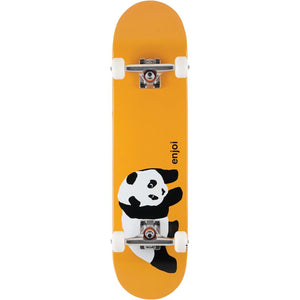 Enjoi Panda 7.75" Orange Skateboard - Longboards USA