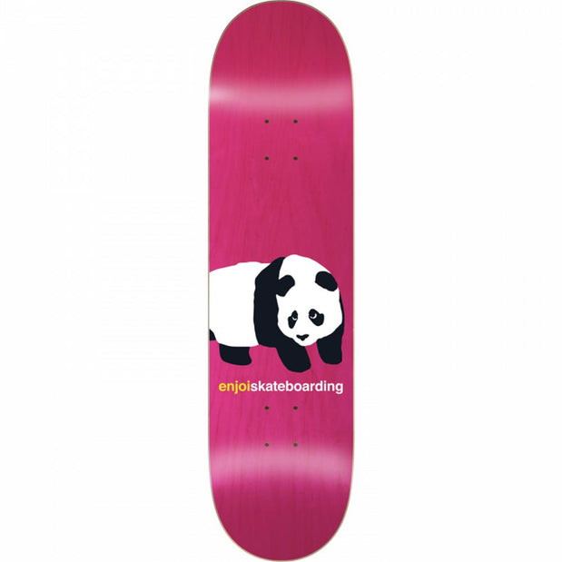 Enjoi Peekaboo Panda 8.5" Pink Skateboard Deck - Longboards USA