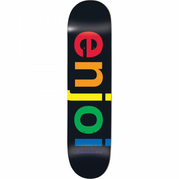 Enjoi Specturm 8.5" Black Skateboard Deck - Longboards USA