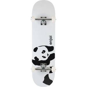 Enjoi Whitey Panda 8.5" White Skateboard - Longboards USA