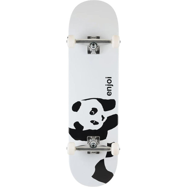 Enjoi Whitey Panda 8.5" White Skateboard - Longboards USA