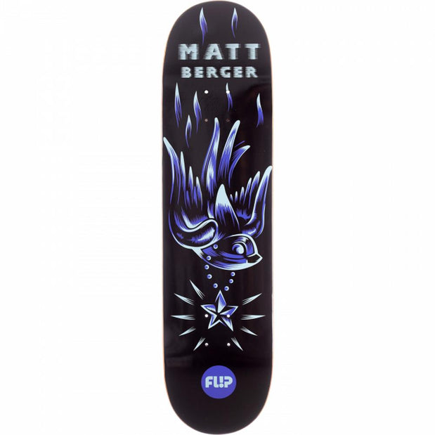 Flip Berger Blacklight 8.25" Skateboard Deck - Longboards USA