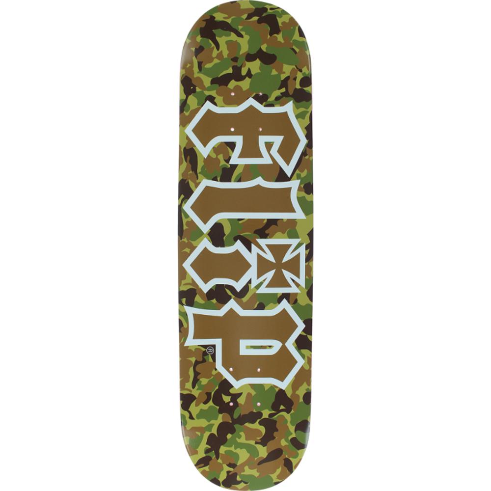 Flip Combat 8.0" Brown Skateboard Deck - Longboards USA