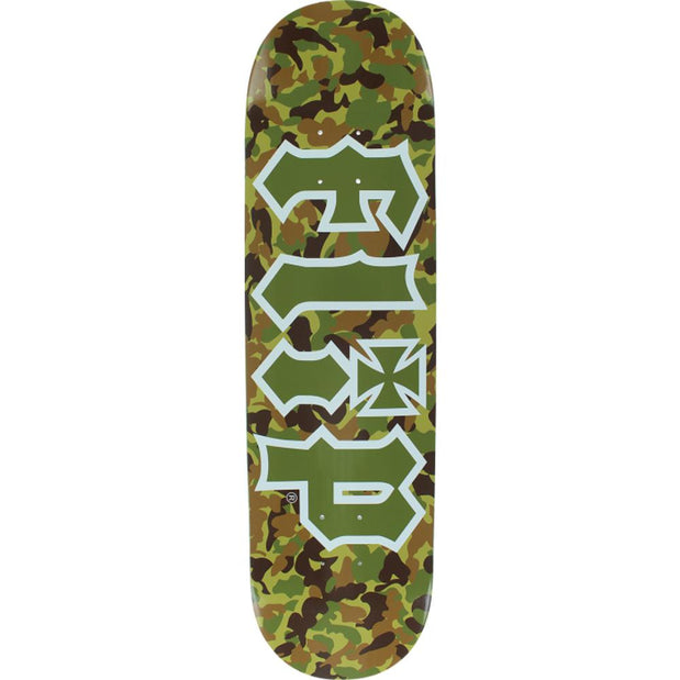 Flip Combat 8.25" Green Skateboard Deck - Longboards USA