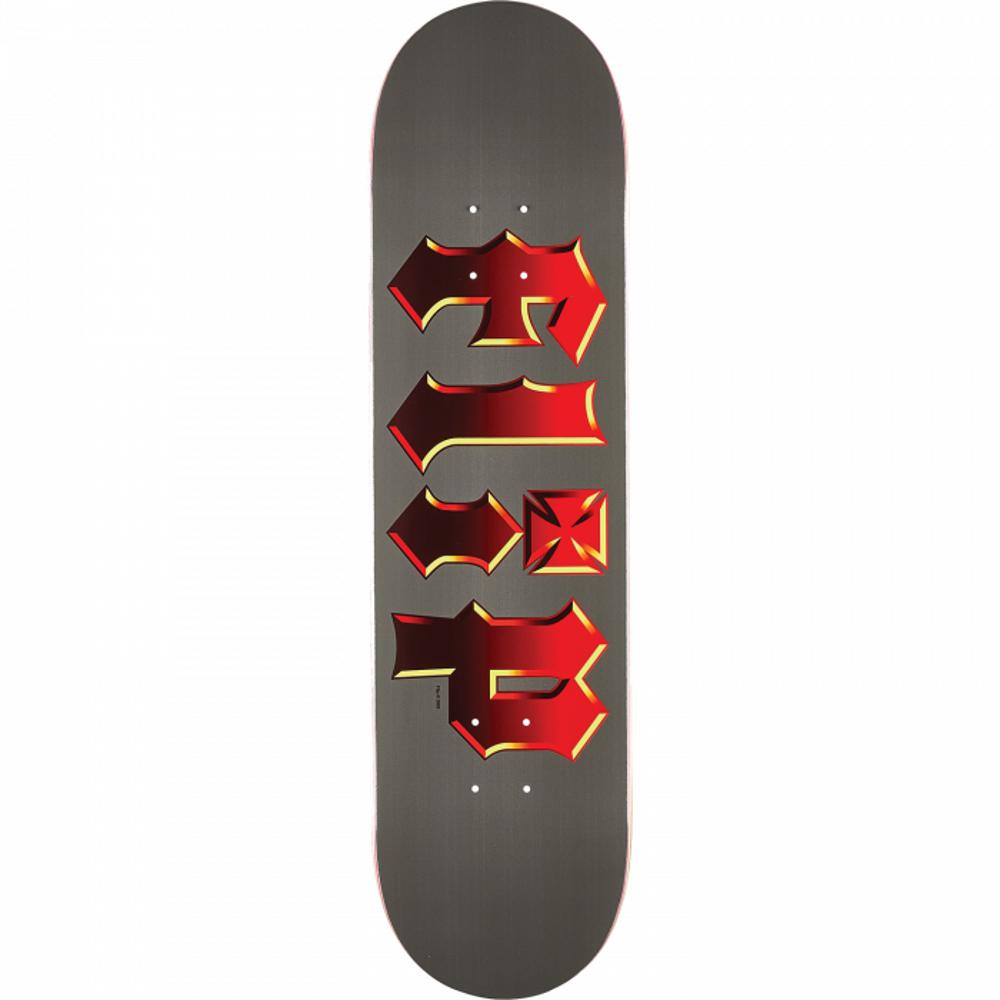 Flip Inferno 8.25" Grey Skateboard Deck - Longboards USA