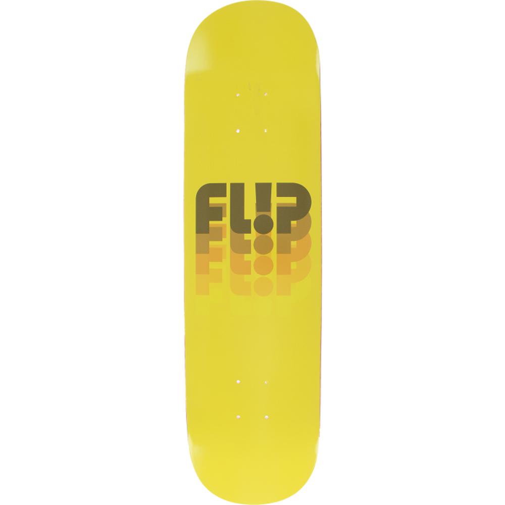 Flip Odyssey Fade Fullnose 8.0" Yellow Skateboard Deck - Longboards USA