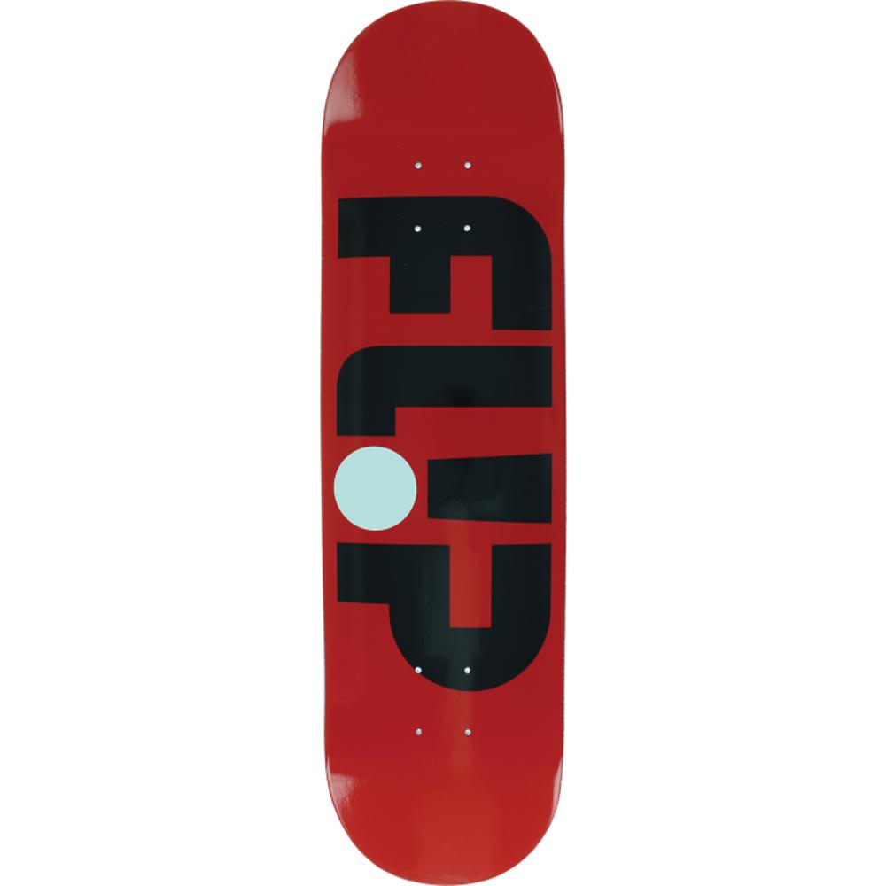 Flip Odyssey Logo 8.13" Red Skateboard Deck - Longboards USA