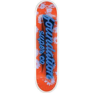 Foundation 3D 8.38" Blue Skateboard Deck - Longboards USA
