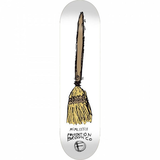 Foundation Broom Co 8.38" Skateboard Deck - Longboards USA