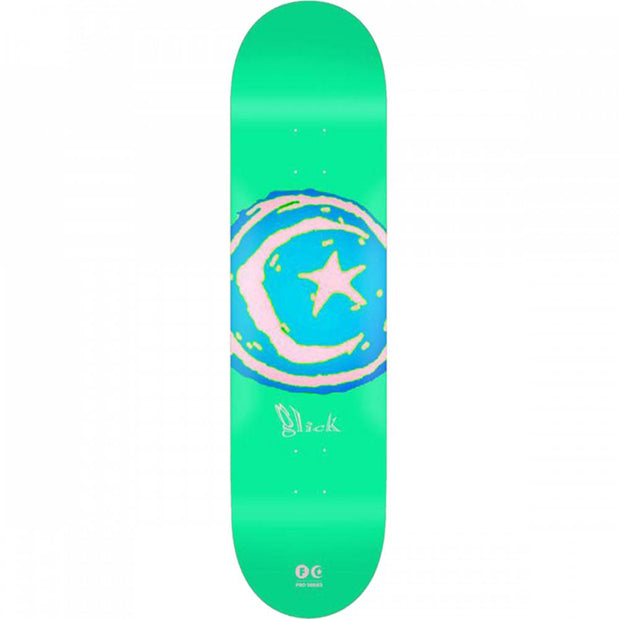 Foundation Glick Star & Moon 8.25" Skateboard Deck - Longboards USA