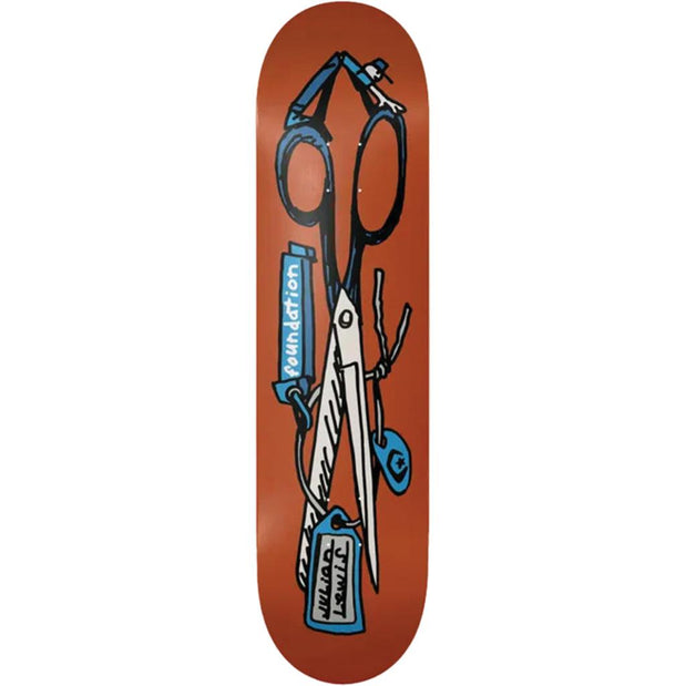 Foundation Lewis Scisssors  8.38" Skateboard Deck - Longboards USA