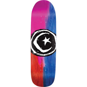 Foundation Star And Moon Dyed 9" Purple/Blue Skateboard Deck - Longboards USA