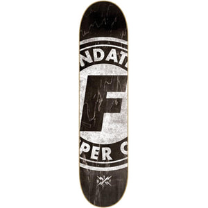Foundation Super Co 8.25" Black Skateboard Deck - Longboards USA