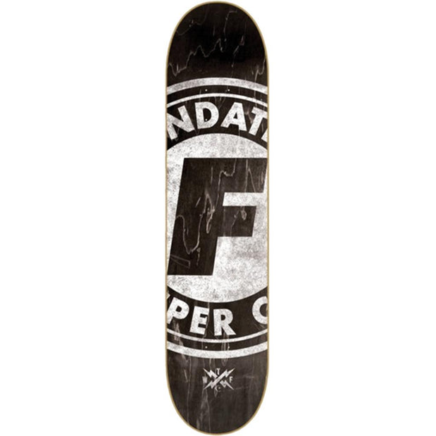 Foundation Super Co 8.25" Black Skateboard Deck - Longboards USA