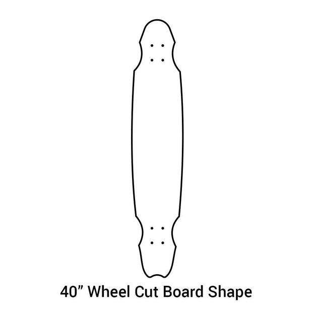 Ghost Jellyfish 40" Wheel Cut Longboard - Longboards USA