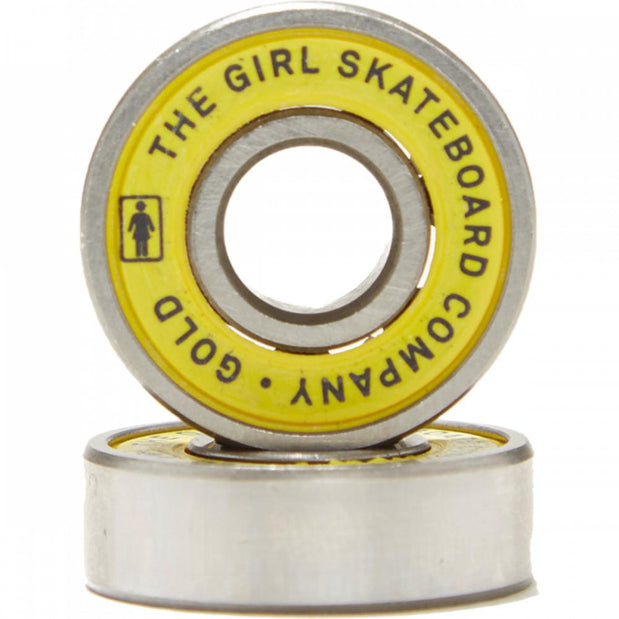 Girl Abec-7 Gold Bearings - Longboards USA