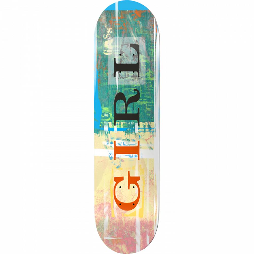 Girl Gass Letterpress Pop Secret 8.0" Skateboard Deck - Longboards USA