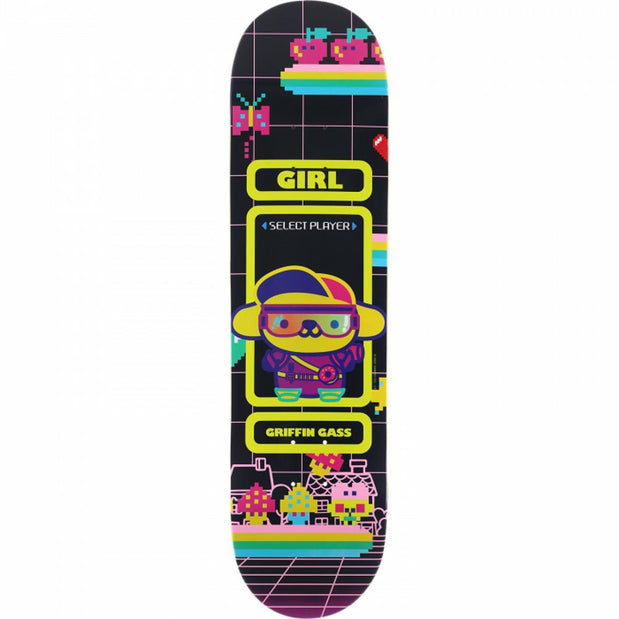 Girl Gass Sanrio Kawaii Arcade 8.5" Skateboard Deck - Longboards USA