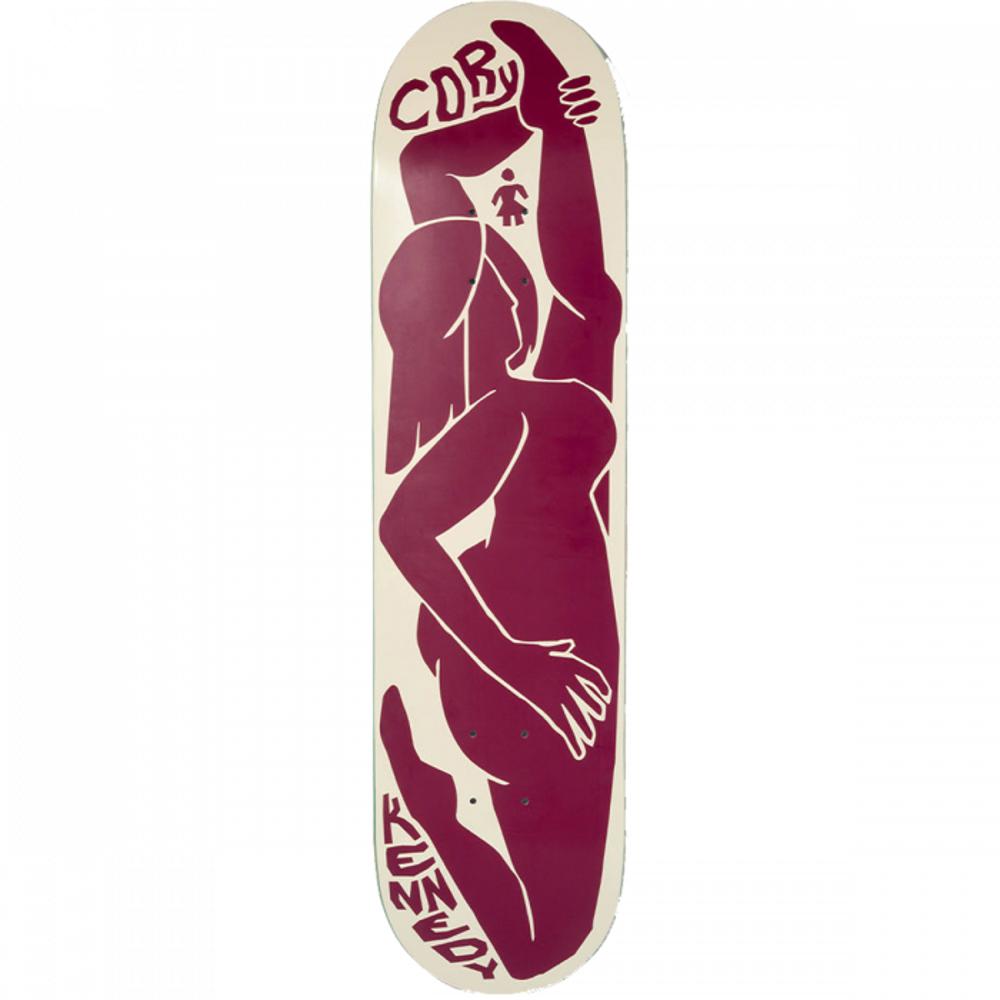 Girl Kennedy Contour Curves 8.0" Skateboard Deck - Longboards USA