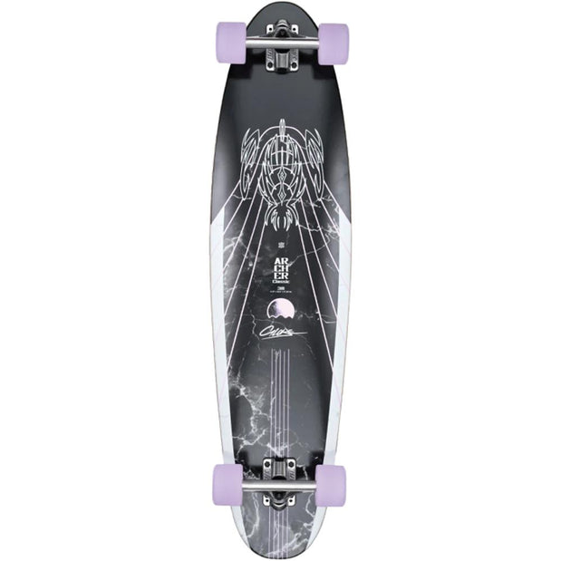 Globe Archer Classic 38" Bamboo Purple Complete Longboard - Longboards USA