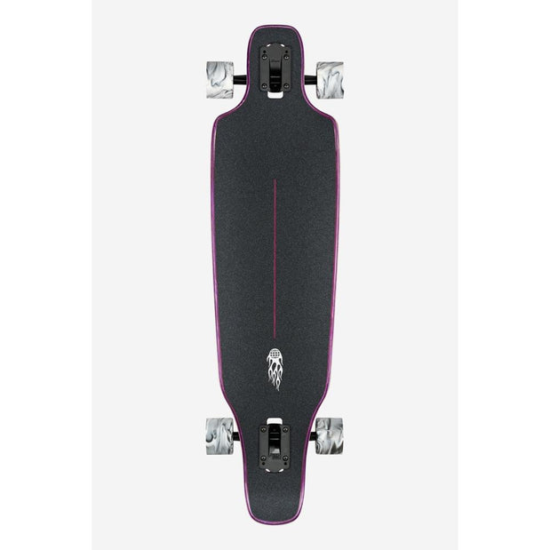 Globe Outlier Purple Flames 36" Longboard - Longboards USA