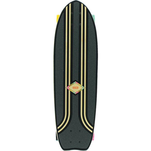 Globe Sidewalk Slider Black/Shark 8.25" Skateboard - Longboards USA