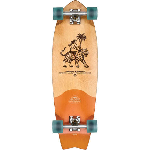 Globe Sun City 9" La Tigra Complete Skateboard - Longboards USA