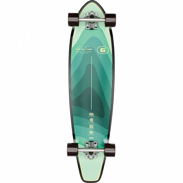 Globe The All Time 35.8" Seascape Kicktail Longboard - Longboards USA