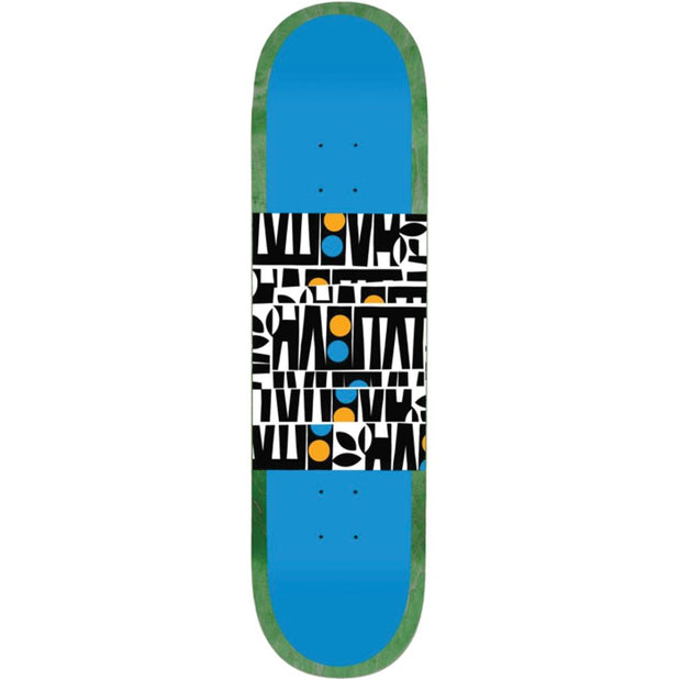 Habitat Artisan Apex Stacked 8.12" Blue Skateboard Deck - Longboards USA