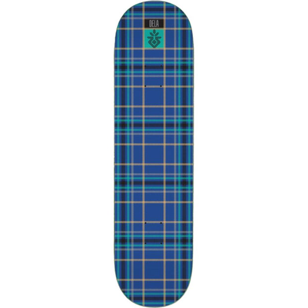 Habitat Delatorre Textile 8.0" Blue Skateboard Deck - Longboards USA
