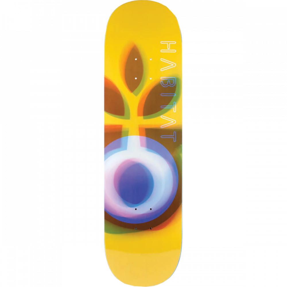 Habitat Tracers 8.75" Yellow Skateboard Deck - Longboards USA