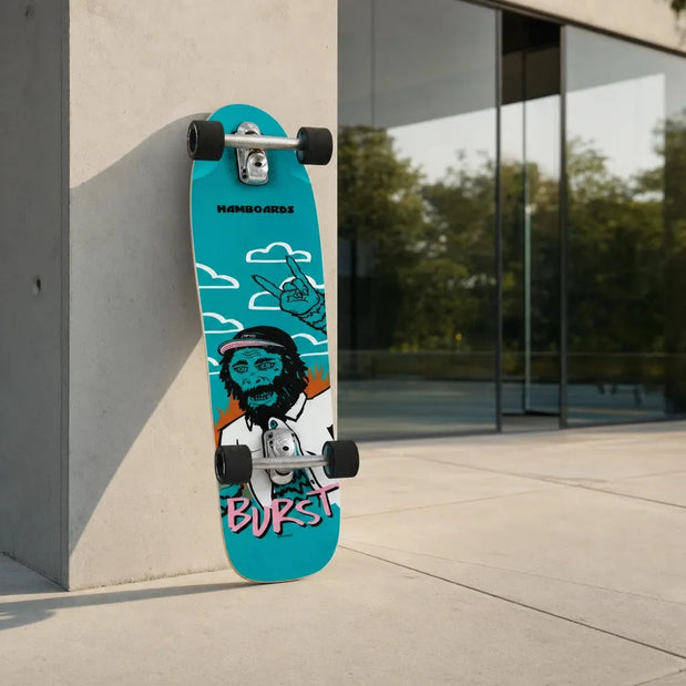 Hamboards Burst 32" Surfskate Carving Pumping Cruiser - Longboards USA