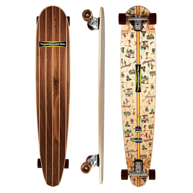 Hamboards Logger 60" Longboard - Surf-Style Cruiser for Smooth Riding - Longboards USA