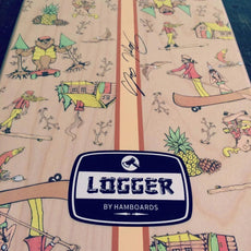 Hamboards Logger Walnut 59" Dancing Longboard - Longboards USA