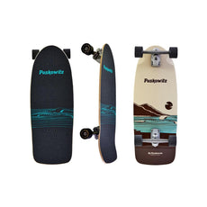 Hamboards Paskowitz 30" Surf Trainer Skateboard All Ages - Longboards USA