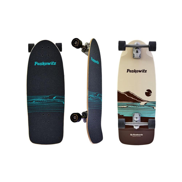 Hamboards Paskowitz 30" Surf Trainer Skateboard All Ages - Longboards USA