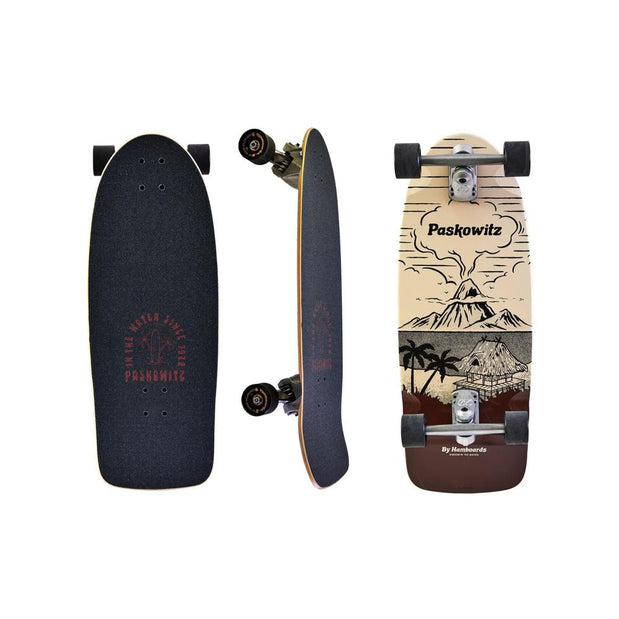 Hamboards Paskowitz 30" Surf Trainer Skateboard All Ages - Longboards USA