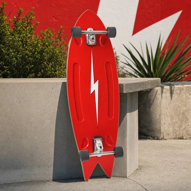 Hamboards Pescadito 43" Swallow Tail Surfskate Longboard - Longboards USA