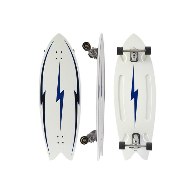 Hamboards Pescadito 43" Swallow Tail Surfskate Longboard - Longboards USA