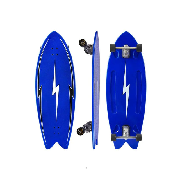 Hamboards Pescadito 43" Swallow Tail Surfskate Longboard - Longboards USA